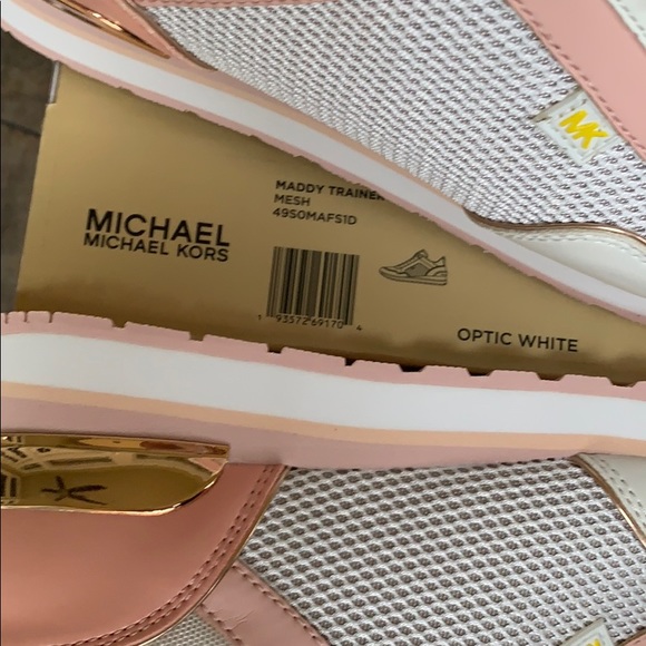 MICHAEL KORS MADDY TRAINER MESH OPTIC WHITE - Picture 12 of 16